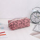 2025 New Small Floral Pencil Bag, Simple and High-Looking Student Stationery Bag, Large Capacity Pencil Bag, Makeup Storage Bag