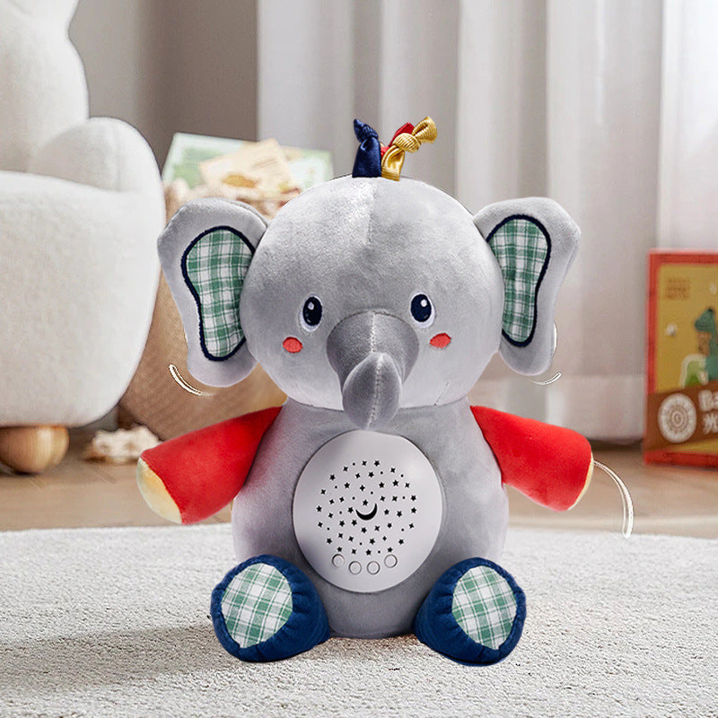 Baby toy sound and light comfort doll parent-child early education music comfort doll baby sleep cute toy
