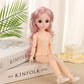 12 inch 30cm 6 minutes barpyrene naked doll change music doll body wholesale vinyl girl toy body