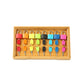 Montessori teaching aids colorful small lock learning unlocking game children's early education Montessori key lock sensory toys