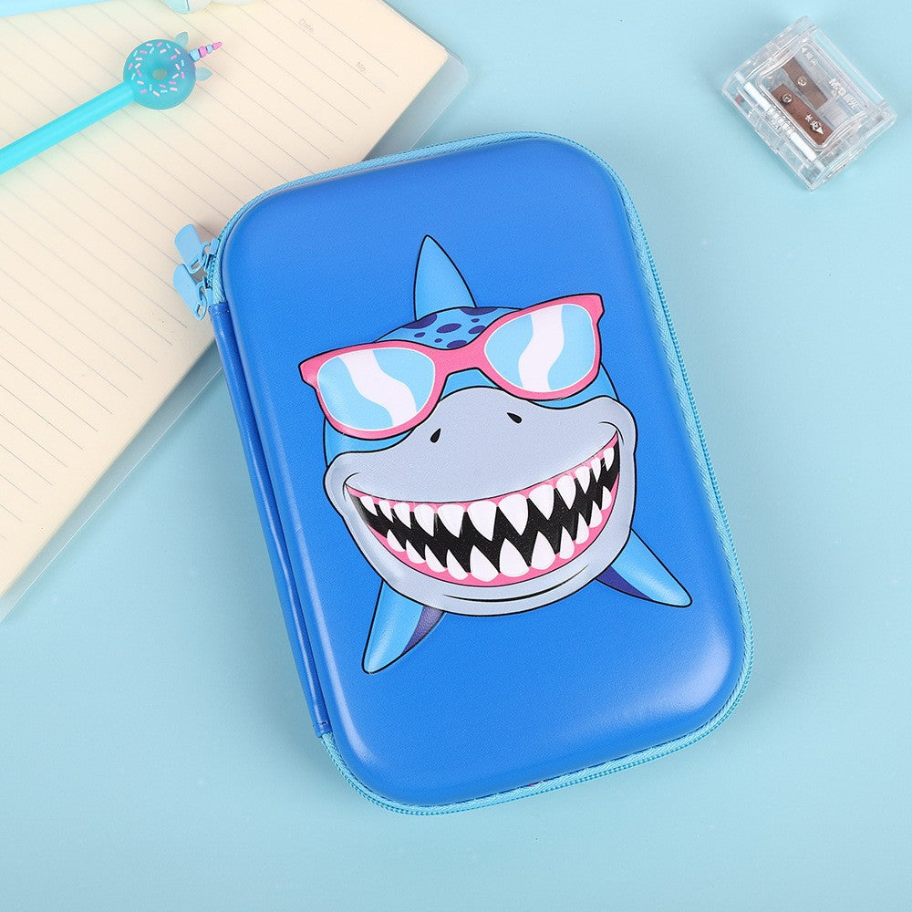 3D New Cute Eva Stationery Box Children's Multifunctional Large Capacity Pencil Bag Student Portable Square Pencil Box