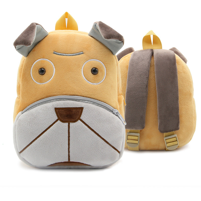 Cute Cartoon Animal Children's Backpack Stall Supply Backpack Kindergarten Plush Backpack Children's Bag Orderable Printing