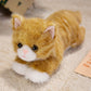 Cute Artificial Cat Doll, Lying Cat Plush Toy Doll, Kidsren's Comfort Rag Doll, Birthday Gift for Girls