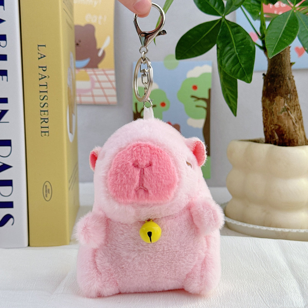 Internet Popular Cute Cute Cappibala Pendant Plush Toy Doll Capybara Bag Pendant Keychain Doll Doll