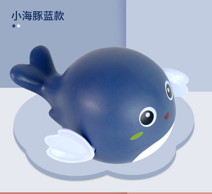 Cross Border Baby Bath Toy Children's Bath Winding Chain Baby Bathroom Swimming Water Dolphin Turtle Whale