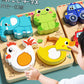Children's three-dimensional puzzle board wooden Montessori early education puzzle matching building blocks baby 1 to 2 years old 3 boys female 6 toys