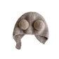 Korean Style Ins Autumn and Winter New Baby Ear Protection Cap Warm Cold-proof Cap Comfortable Baby Double Ball Soft Waxy Baotou Cap Trendy