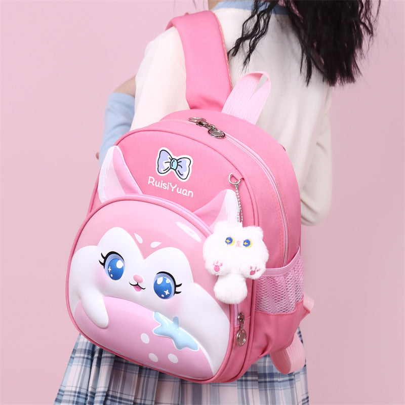 Foreign Trade Children's Schoolbag Kindergarten Middle and Small Class Schoolbag 3-6 Years Old Boys and Girls Cartoon Backpack Preschool Backpack
