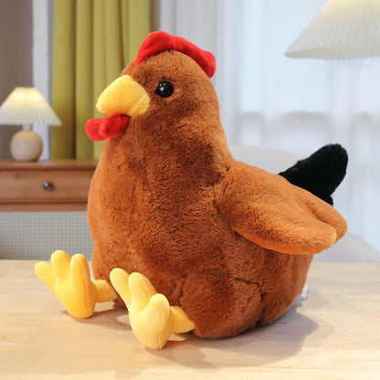 New Cute Big Cock Doll Cross Border Plush Toy Hen Doll Girl Sleeping Pillow Home Decorations