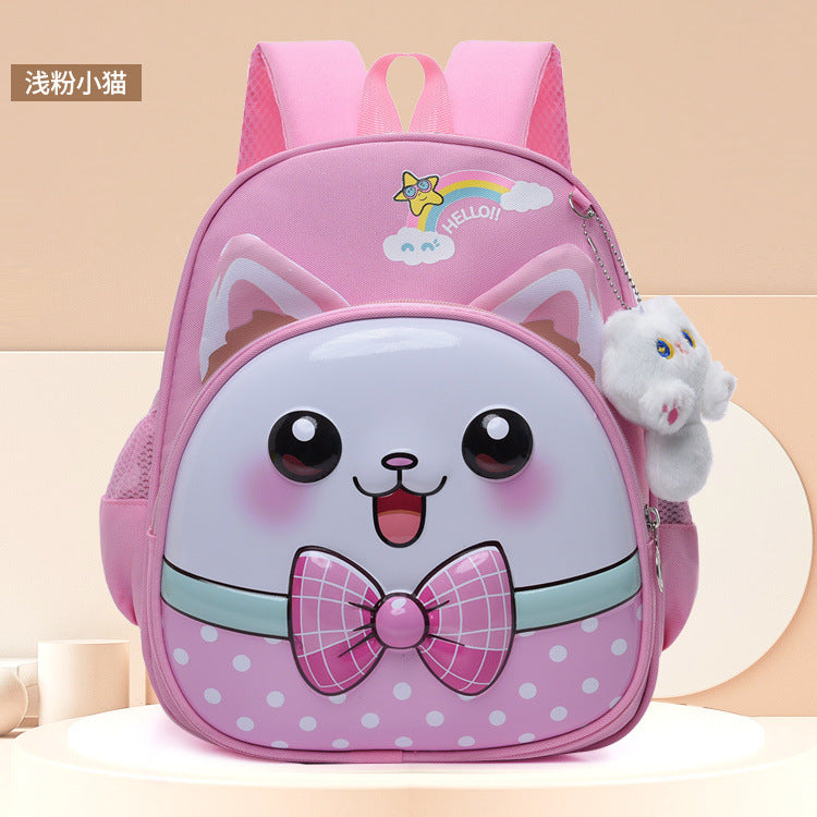 Foreign Trade Children's Schoolbag Kindergarten Middle and Small Class Schoolbag 3-6 Years Old Boys and Girls Cartoon Backpack Preschool Backpack
