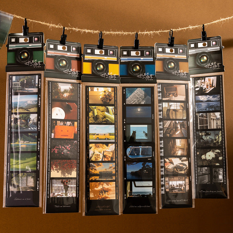 A Dream in Memory Film Film Stickers Retro Old Film Film Strips Handbook Collage Basics