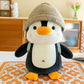 Backpack travel penguin doll plush toy grab doll doll children's day female birthday gift items wholesale