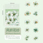 Pick up Pet Flower Sticker Pack, Hot Stamping Handbook DIY Decorative Material Stickers, 20 Pieces in Cross-Border 6 Styles