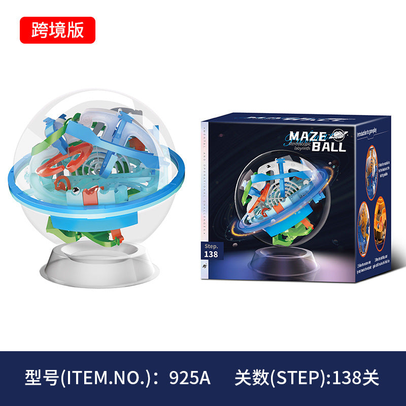 Cross-Border 3D Stereo Rubik's Cube Maze Walking Ball Toy Kidsren's Educational Play to Develop Concentration Balance Ball Maze Ball