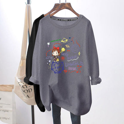 Breastfeeding Top Autumn Base Shirt Hot Mom's Out-of-the-way Breastfeeding Long-sleeved T-shirt for Spring and Autumn Postpartum Breastfeeding Clothes