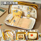 Bear Burger Pencil Case New Design Large Capacity Stationery Box Girls Niche High-Looking Student Cute Pencil Case
