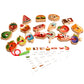 Wooden Greedy Caterpillar Stringing and Beading Game Concentration Logical Thinking Training Kidsren's Toys Montessori Teaching Aids