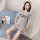 Pregnant Women's Summer Short-sleeved suit Outer Wear Loose Two-piece Set Pregnant Women's Pajamas Loose Top Dress