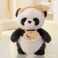Cocoa Party Bib Rabbit Cute Panda Fox Plush Toy Little Bear Girls Children's Companion Comfort Gift Duck