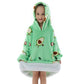 Composite Thermal Clothing Tv Blanket, Extra Long and Thick, Home Wear, Outdoor Mid-Length Pajamas, Flannel, Can Be Worn Outside, Couple Style
