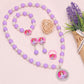 mermaid necklace diy pearl non-allergic beaded suit children cute mermaid princess necklace jewelry