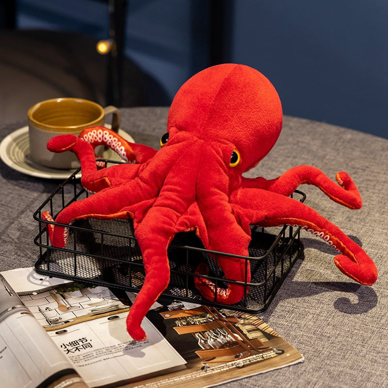 Cross-border simulation octopus plush doll octopus doll activity gift children's day gift starfish ornaments wholesale