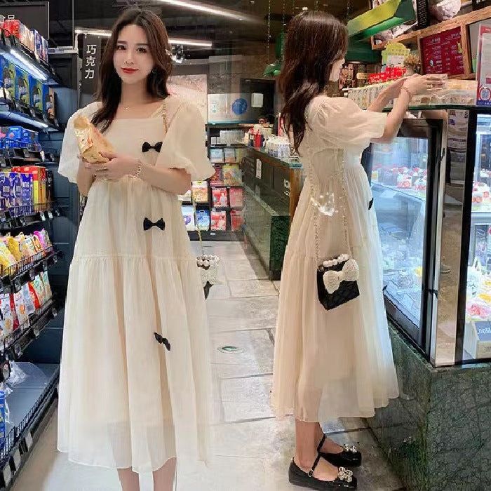 Maternity Dress Summer Thin 2022 New Summer Skirt Female Popular Fashion Maternity Wear Summer Suit