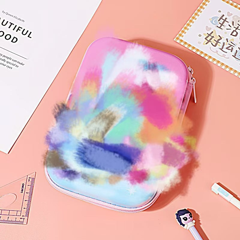 3D New Cute Eva Stationery Box Children's Multifunctional Large Capacity Pencil Bag Student Portable Square Pencil Box
