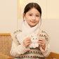 Children's Christmas Autumn and Winter Scarf Plush Warm Cute Cartoon Red New Year Festival Imitation Rabbit Fur Parent-Child Scarf