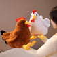 New Cute Big Cock Doll Cross Border Plush Toy Hen Doll Girl Sleeping Pillow Home Decorations