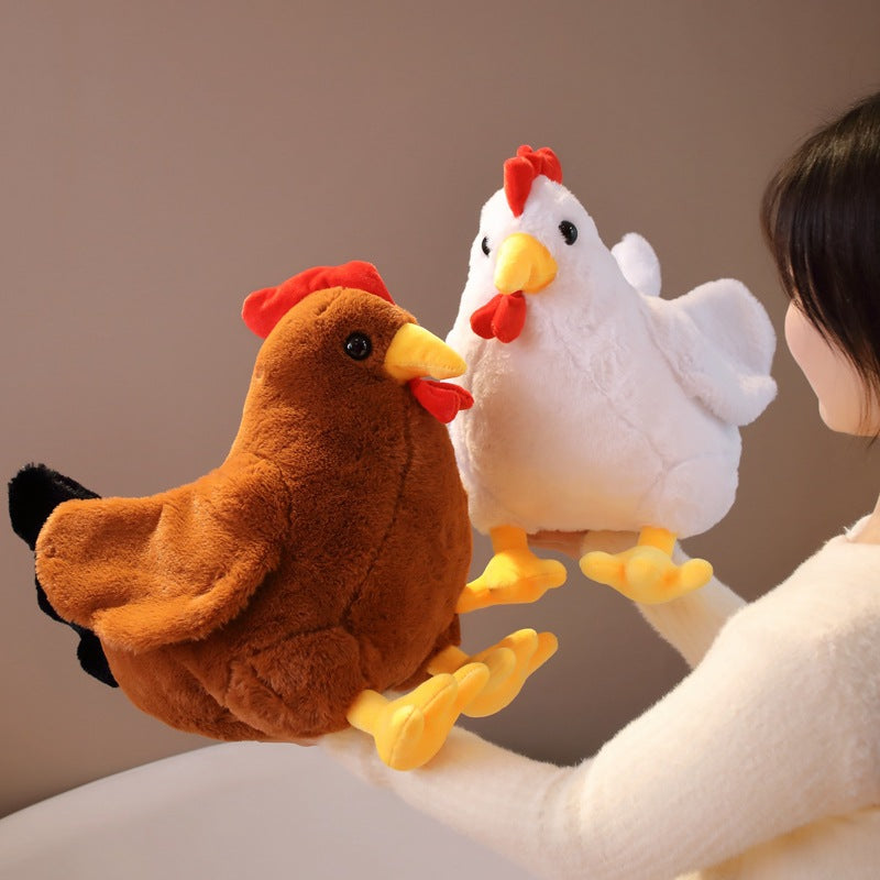 New Cute Big Cock Doll Cross Border Plush Toy Hen Doll Girl Sleeping Pillow Home Decorations