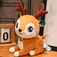 Cross-Border New Santa Claus Doll Simulation Christmas Tree Pillow Sofa Christmas Ornaments Happy Christmas Series