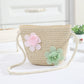 Cross-border New Children's Bag Spring and Summer New Children's Crossbody Bag Handmade Straw Satchel Travel Mini Coin Purse