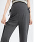 Pregnant women's pants 2024 new pregnant women's pants autumn and winter fleece-lined small pregnancy wide leg pants drawstring straight tube pants