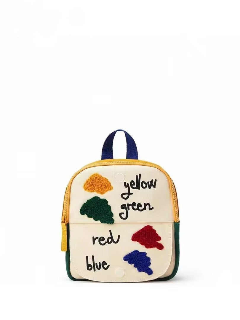 2024 New Children's Kindergarten Cartoon Boys and Girls Sun Long Neck Small Dinosaur Shoulder Flip Fruit Small Backpack