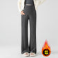 New Pregnant Women's Pants Autumn Loose Micro-flared Pants Autumn and Winter fleece-lined Thickened Pants Small Pregnant Women's Pants