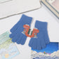 Winter Children's Gloves Cute Student Cartoon Little Dinosaur Warm Gloves Five-Finger Knitted Gloves for Baby Boys and Girls