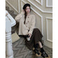 The picture has been processed 2023 autumn and winter fashion temperament sweater + dress pregnant women suit