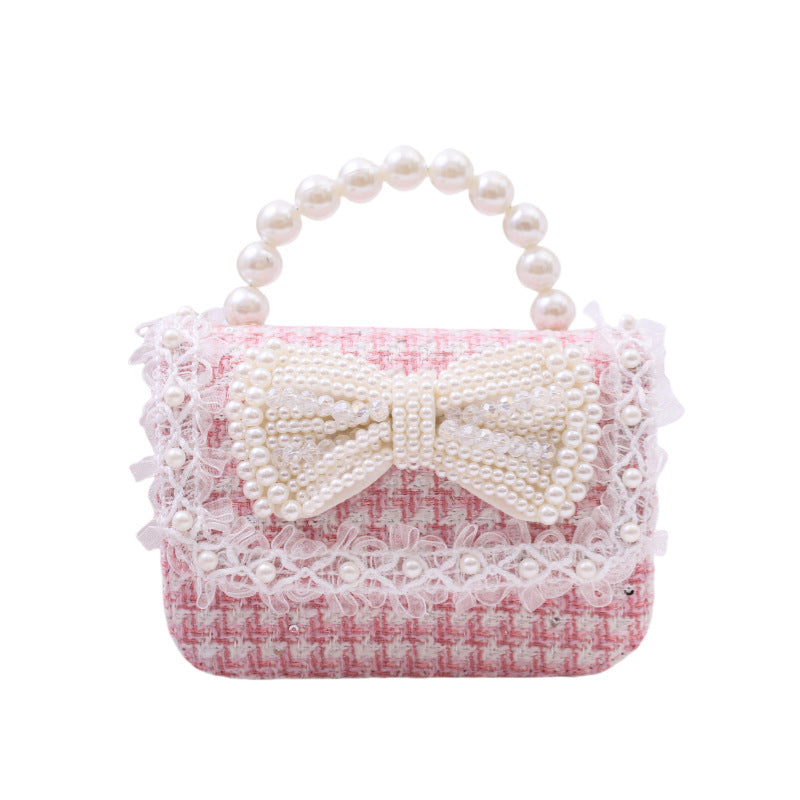 Fashionable Little Girl's Chanel-Style Bag, Children's Princess Crossbody Bag, Stylish and Cute Little Girl's Shoulder Handbag