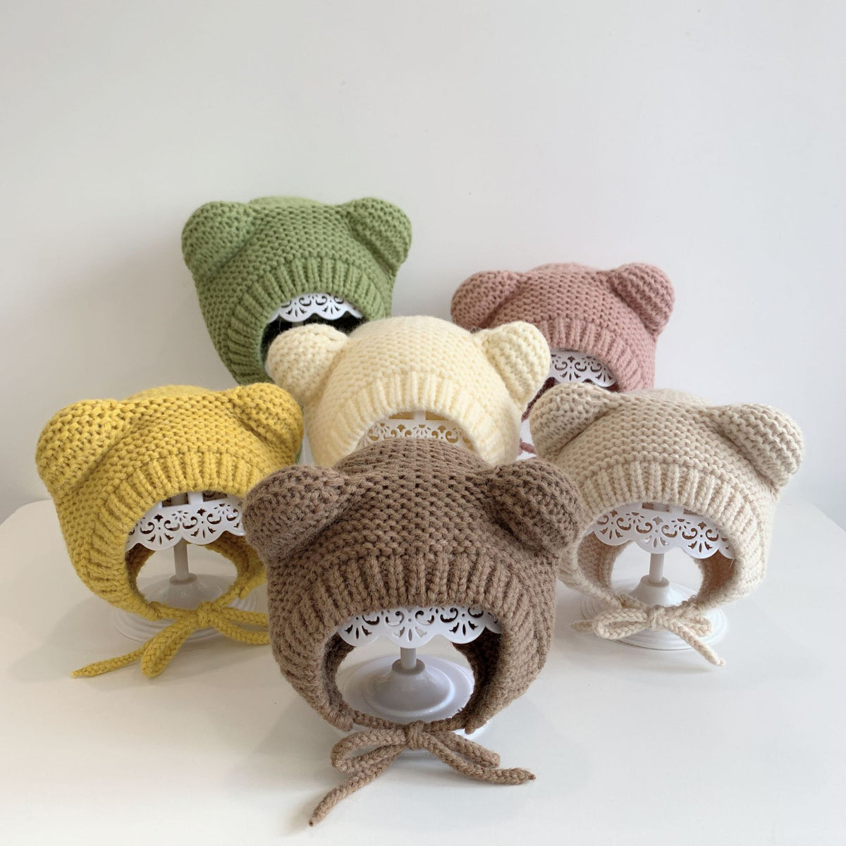 ins South Korea baby hat knitted ear protection infant pullover wool hat winter warm