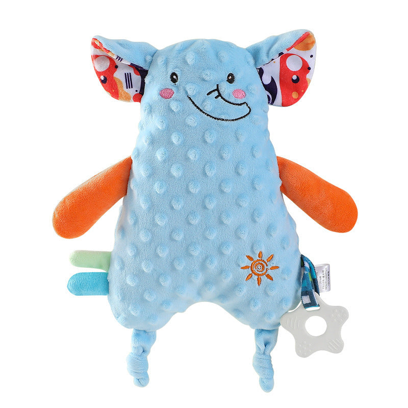 Baby Washable Sleeping Doll Baby Soothing Towel Doll with Teeth Gum Locomable Toy for Boys and Girls