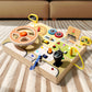 Children's Montessori Early Education Simulation Driving Steering Wheel Digital Switch Light Sound Busy Board Science and Education Aids Educational Toys
