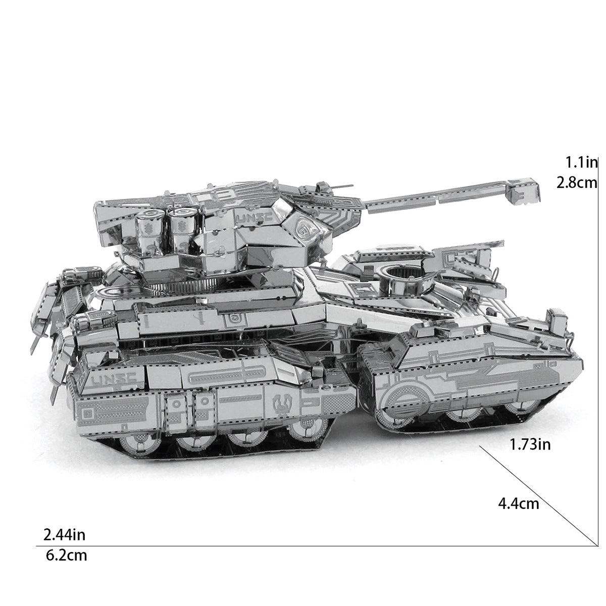 Tank DIY Handmade 3D Metal Puzzle Adult Stereo Model Assembled Assembled Educational Toys High
