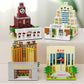 Tsinghua University Famous School Assembled Building Blocks Compatible with Lego Particles Peking University Architectural Model Training Institution Event Gifts