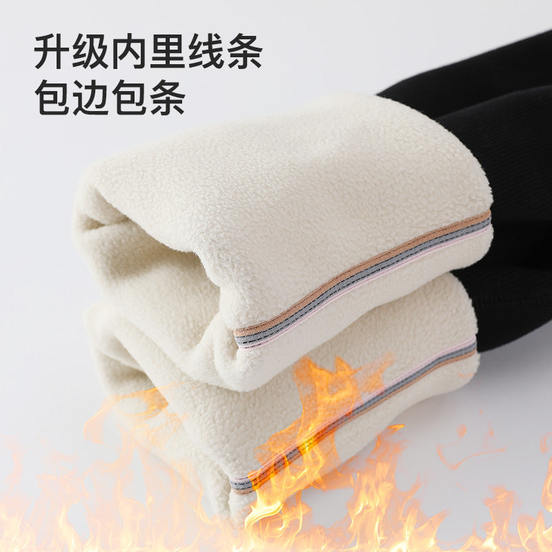 Maternity Leggings Autumn and Winter 2024 New Maternity Pants Winter Outer Wear Plus Cashmere Warm Cotton Pants