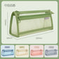 Transparent Mesh Triangular Pencil Bag Double-Layer Large-Capacity Stationery Bag Student Examination Pencil Bag Three-Dimensional Stationery Box Customization