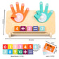 Children's Finger Arithmetic Educational Teaching Aids Addition and Subtraction Arithmetic Palm Mathematics Enlightenment Wooden Toys Kindergarten