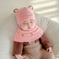 Katu Bear Infant Hat Spring & Fall 3-6-12 Months Male and Female Baby Pullover Hat Cotton 100-Day Sleeping Hat