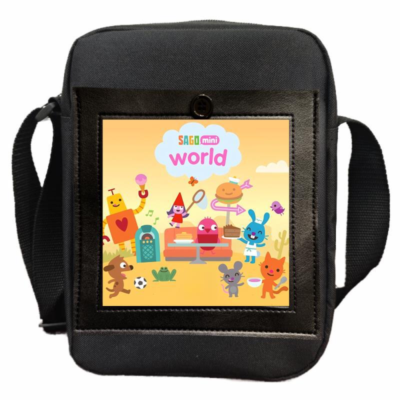 Sago Mini Friends Student Shoulder Bag Men's and Women's Youth Messenger Bag DIY Customized Handheld