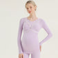 Maternity Autumn and Winter Thermal Underwear Nursing Sleepwear All-Season Warm No-Wear Underwear Postpartum Maternity Top Base Layer